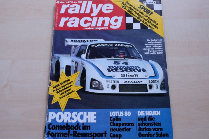 Deckblatt Rallye Racing (04/1979)